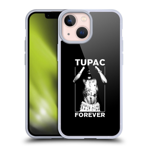 Tupac Shakur Key Art Forever Soft Gel Case for Apple iPhone 13 Mini