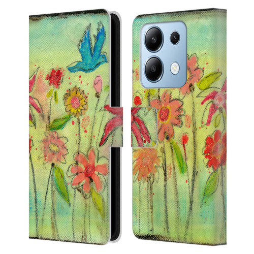 Wyanne Nature Sun Garden Leather Book Wallet Case Cover For Xiaomi Redmi Note 13 5G