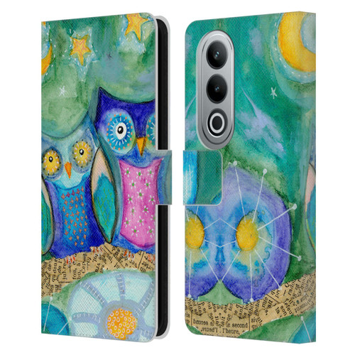 Wyanne Owl Wishing The Night Away Leather Book Wallet Case Cover For OPPO OnePlus Ace 3V 5G