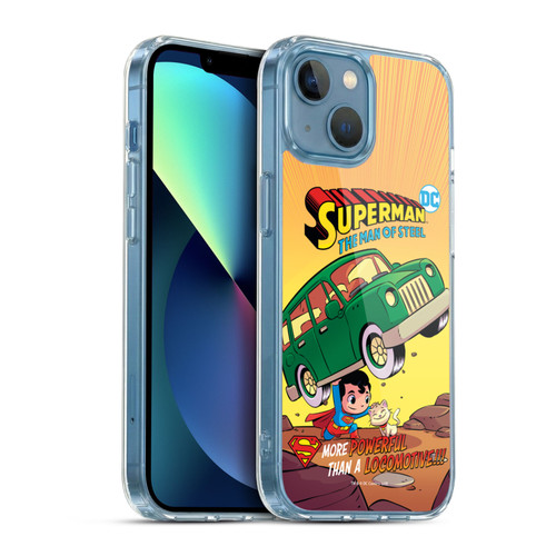 Super Friends DC Comics Toddlers Comic Covers Superman 1 Soft Gel Case for Apple iPhone 13 Mini & MagSafe