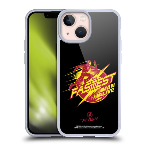 The Flash TV Series Graphics Barry Fastest Man Alive Soft Gel Case for Apple iPhone 13 Mini & MagSafe