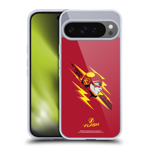The Flash TV Series Graphics Barry Head Soft Gel Case for Google Pixel 9 Pro XL