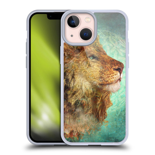 Jena DellaGrottaglia Animals Lion Soft Gel Case for Apple iPhone 13 Mini