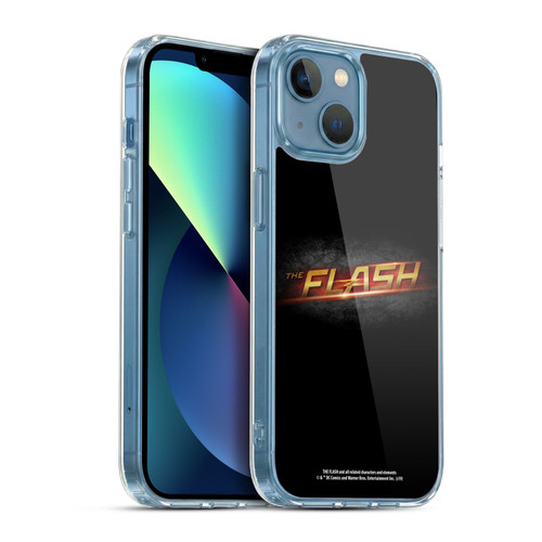 The Flash TV Series Logos Black Soft Gel Case for Apple iPhone 13 Mini & MagSafe