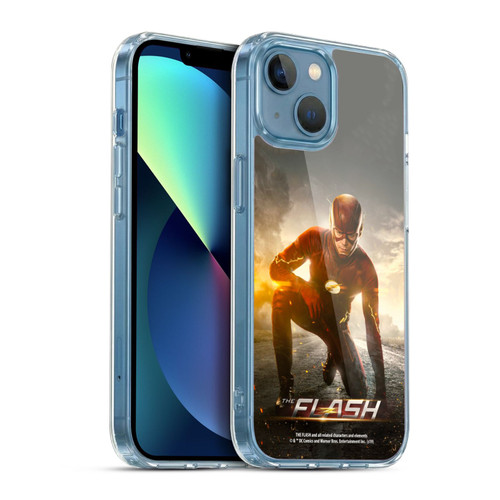 The Flash TV Series Poster Barry Kneel Pose Soft Gel Case for Apple iPhone 13 Mini