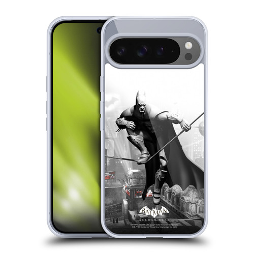 Batman Arkham City Key Art Comic Book Cover Soft Gel Case for Google Pixel 9 Pro XL