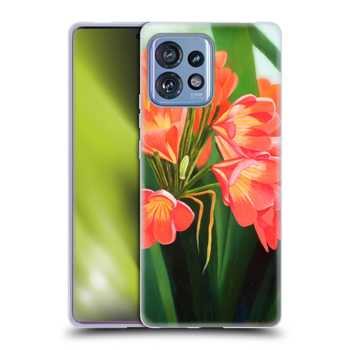 Graeme Stevenson Assorted Designs Flowers 2 Soft Gel Case for Motorola Moto Edge 40 Pro