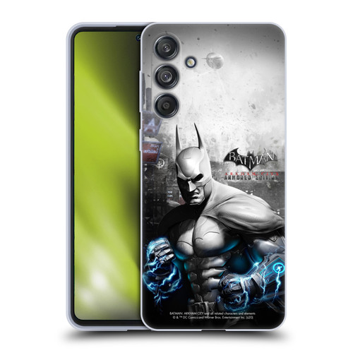 Batman Arkham City Key Art Armored Edition Soft Gel Case for Samsung Galaxy M55 5G