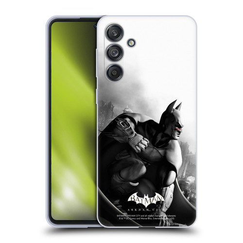 Batman Arkham City Key Art Poster Soft Gel Case for Samsung Galaxy M55 5G