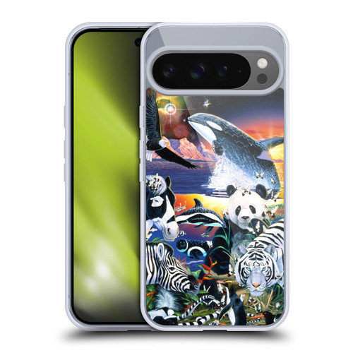 Graeme Stevenson Assorted Designs Animals Soft Gel Case for Google Pixel 9 Pro XL