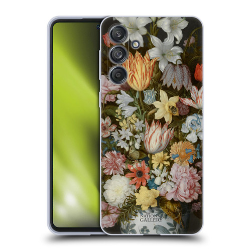 The National Gallery Art A Still Life Of Flowers In A Wan-Li Vase Soft Gel Case for Samsung Galaxy M55 5G