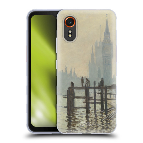 The National Gallery Art Monet Thames Soft Gel Case for Samsung Galaxy Xcover7 5G