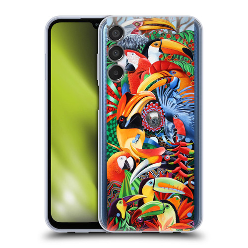 Graeme Stevenson Assorted Designs Birds 2 Soft Gel Case for Samsung Galaxy M15/F15 5G