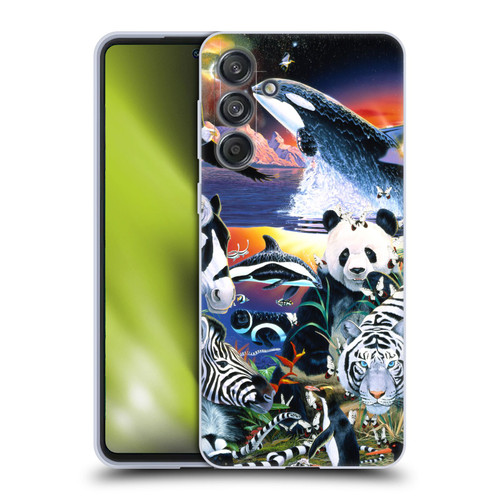 Graeme Stevenson Assorted Designs Animals Soft Gel Case for Samsung Galaxy M55 5G