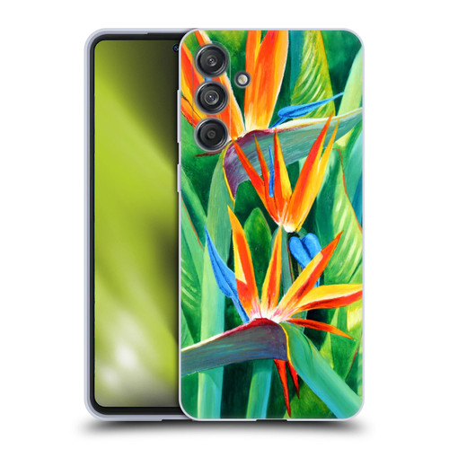 Graeme Stevenson Assorted Designs Birds Of Paradise Soft Gel Case for Samsung Galaxy M55 5G