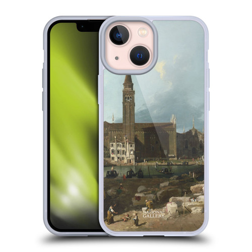 The National Gallery Nature The Stonemason's Yard Soft Gel Case for Apple iPhone 13 Mini & MagSafe