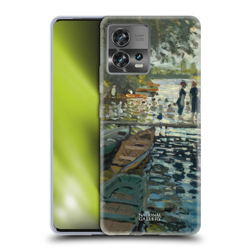The National Gallery Nature Bathers At La Grenouillére Soft Gel Case for Motorola Moto Edge 30 Fusion