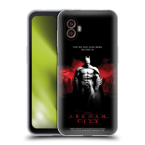 Batman Arkham City Graphics Batman Not Safe Here Soft Gel Case for Samsung Galaxy Xcover6 Pro/Pro2