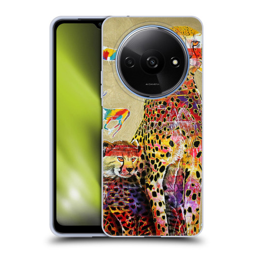 Graeme Stevenson Colourful Wildlife Cheetah Soft Gel Case for Xiaomi Redmi A3