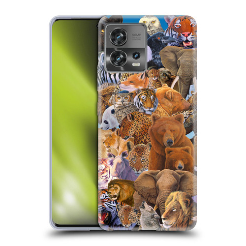 Graeme Stevenson Wildlife Animals Soft Gel Case for Motorola Moto Edge 30 Fusion