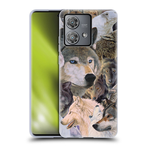 Graeme Stevenson Wildlife Wolves 1 Soft Gel Case for Motorola Edge 40 Neo 5G