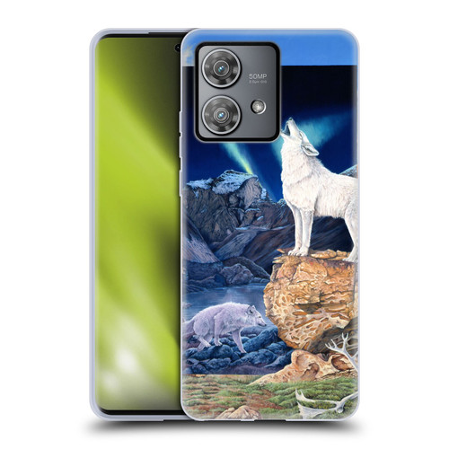 Graeme Stevenson Wildlife Wolves 3 Soft Gel Case for Motorola Edge 40 Neo 5G