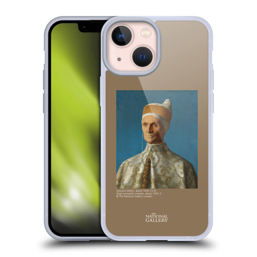 The National Gallery People Bellini Doge Loredan Soft Gel Case for Apple iPhone 13 Mini & MagSafe