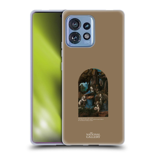 The National Gallery Religious & Mythological The Virgin Of The Rocks Soft Gel Case for Motorola Moto Edge 40 Pro