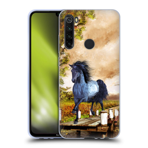 Simone Gatterwe Horses On The Lake Soft Gel Case for Xiaomi Redmi Note 8T