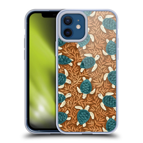 Micklyn Le Feuvre Flora And Fauna Tiny Turtle Treasures Soft Gel Case for Apple iPhone 12 / iPhone 12 Pro