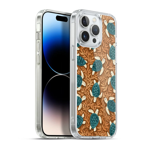 Micklyn Le Feuvre Flora And Fauna Tiny Turtle Treasures Soft Gel Case for Apple iPhone 13 Pro Max & MagSafe