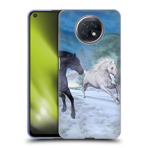Simone Gatterwe Horses Freedom In The Snow Soft Gel Case for Xiaomi Redmi Note 9T 5G