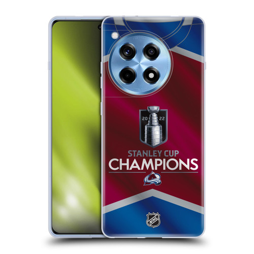 NHL 2022 Stanley Cup Champions Colorado Avalanche Jersey Soft Gel Case for OPPO OnePlus Ace 3 5G