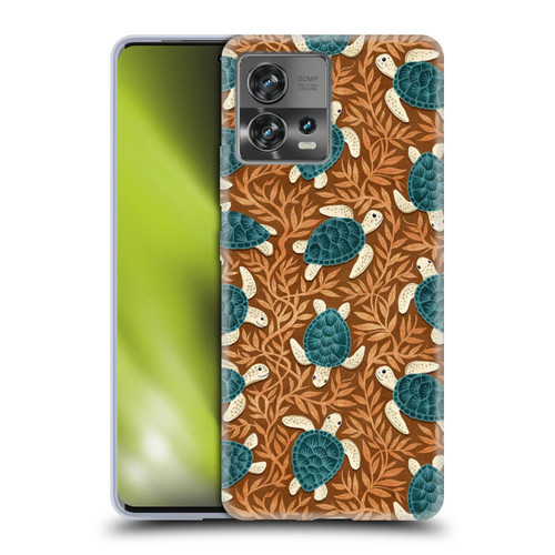 Micklyn Le Feuvre Flora And Fauna Tiny Turtle Treasures Soft Gel Case for Motorola Moto Edge 30 Fusion