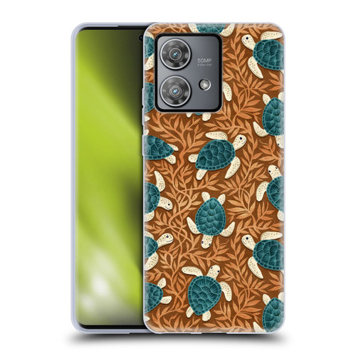 Micklyn Le Feuvre Flora And Fauna Tiny Turtle Treasures Soft Gel Case for Motorola Edge 40 Neo 5G