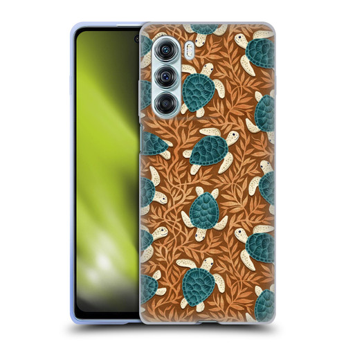 Micklyn Le Feuvre Flora And Fauna Tiny Turtle Treasures Soft Gel Case for Motorola Edge S30 / Moto G200 5G