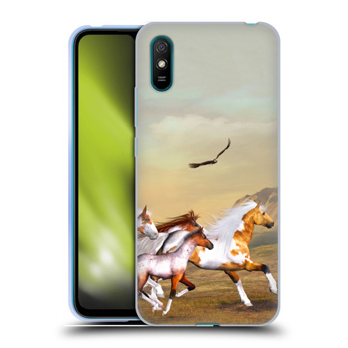 Simone Gatterwe Horses Wild Herd Soft Gel Case for Xiaomi Redmi 9A / Redmi 9AT
