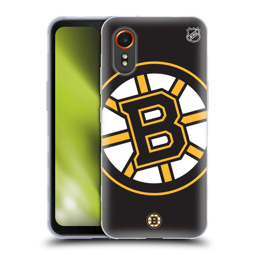 NHL Boston Bruins Oversized Soft Gel Case for Samsung Galaxy Xcover7 5G