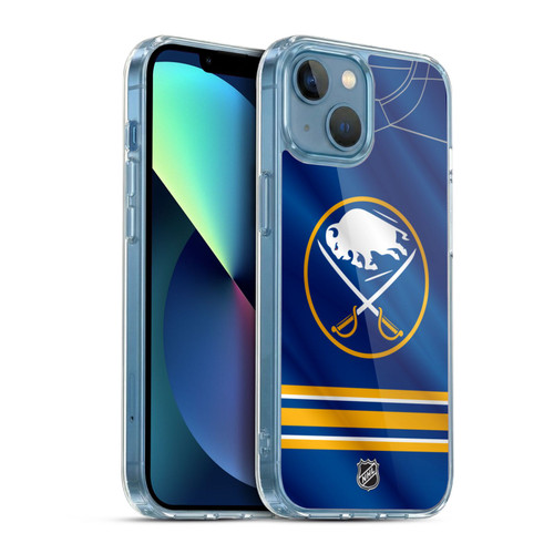 NHL Buffalo Sabres Jersey Soft Gel Case for Apple iPhone 13 Mini