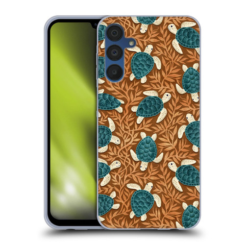 Micklyn Le Feuvre Flora And Fauna Tiny Turtle Treasures Soft Gel Case for Samsung Galaxy A15