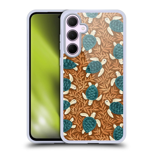 Micklyn Le Feuvre Flora And Fauna Tiny Turtle Treasures Soft Gel Case for Samsung Galaxy A35 5G