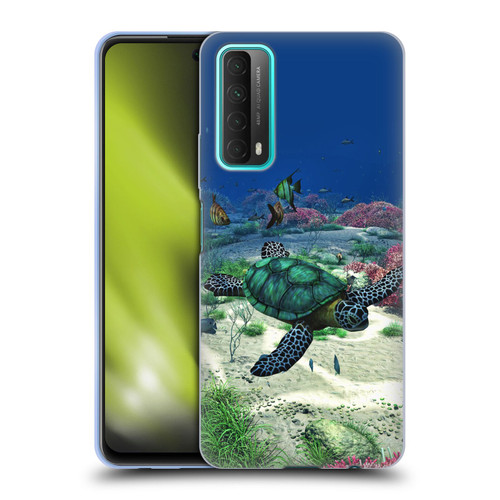 Simone Gatterwe Life In Sea Turtle Soft Gel Case for Huawei P Smart (2021)