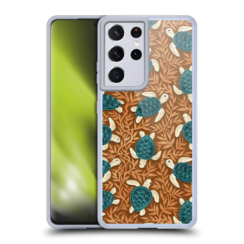 Micklyn Le Feuvre Flora And Fauna Tiny Turtle Treasures Soft Gel Case for Samsung Galaxy S21 Ultra 5G