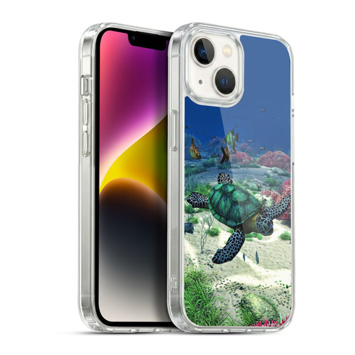 Simone Gatterwe Life In Sea Turtle Soft Gel Case for Apple iPhone 14