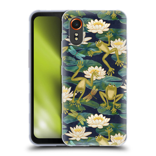 Micklyn Le Feuvre Flora And Fauna Frogs and Lilies Soft Gel Case for Samsung Galaxy Xcover7 5G