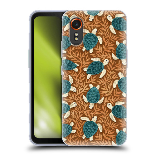 Micklyn Le Feuvre Flora And Fauna Tiny Turtle Treasures Soft Gel Case for Samsung Galaxy Xcover7 5G