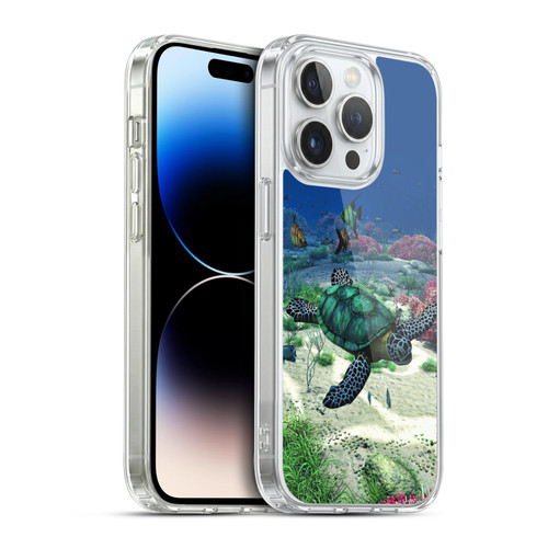 Simone Gatterwe Life In Sea Turtle Soft Gel Case for Apple iPhone 14 Pro & MagSafe