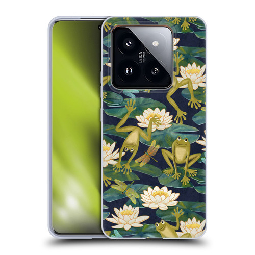 Micklyn Le Feuvre Flora And Fauna Frogs and Lilies Soft Gel Case for Xiaomi 14 Pro