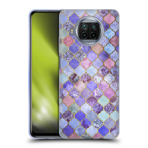 Micklyn Le Feuvre Moroccan Decorative Purple Soft Gel Case for Xiaomi Mi 10T Lite 5G