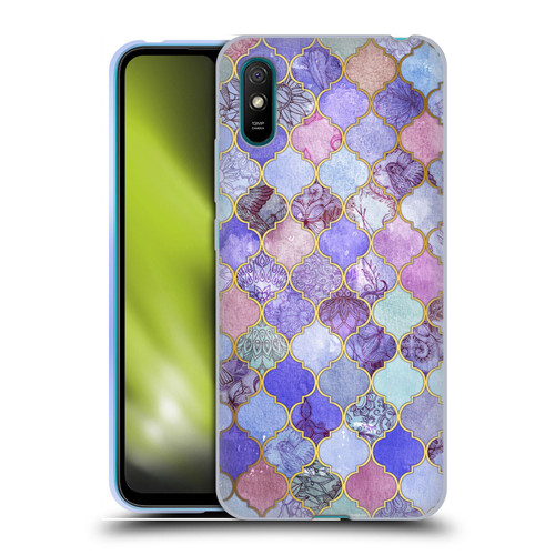 Micklyn Le Feuvre Moroccan Decorative Purple Soft Gel Case for Xiaomi Redmi 9A / Redmi 9AT